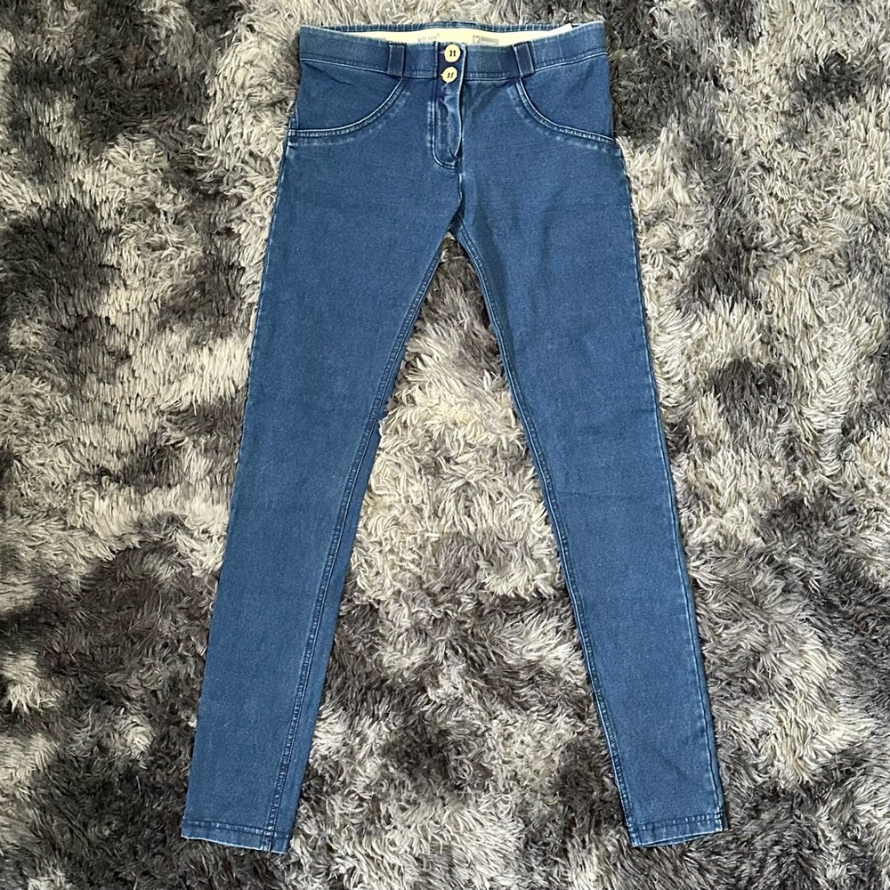 Freddy WRUP Low Rise Denim XS Dark Blue Full Length Shaping Jeans - Picture 6 of 16